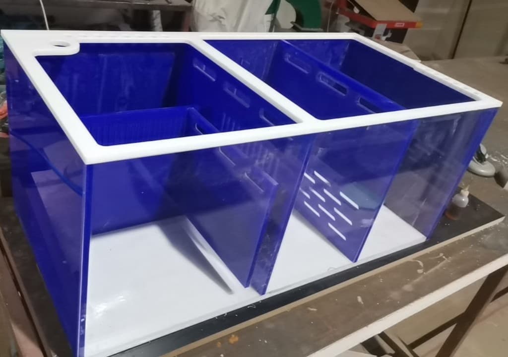 Acrylic Tank Partitioning, a custom fish tank project by Vinoos Trading EST., image 2 of 2